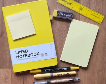 Journal starter kit - bundle 1 - A5 & A6 lined journals and accessories