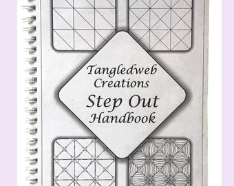 A5 Tangle art workbook 100 pages