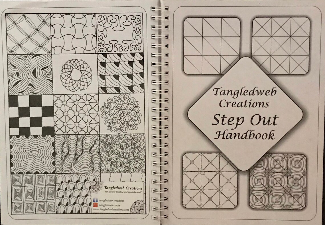 Zentangle workbook A5 100 pages | Etsy
