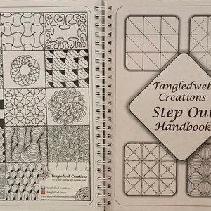 Zentangle art Tangle workbook A5 100 pages image 7