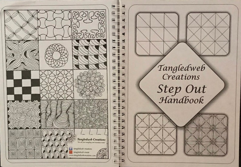 Zentangle art Tangle workbook A5 100 pages image 7