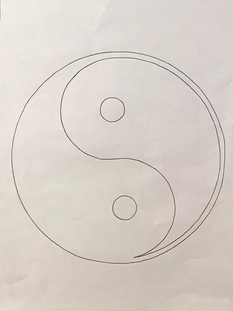 Yin & Yang A4 Stencil Kit Etsy UK