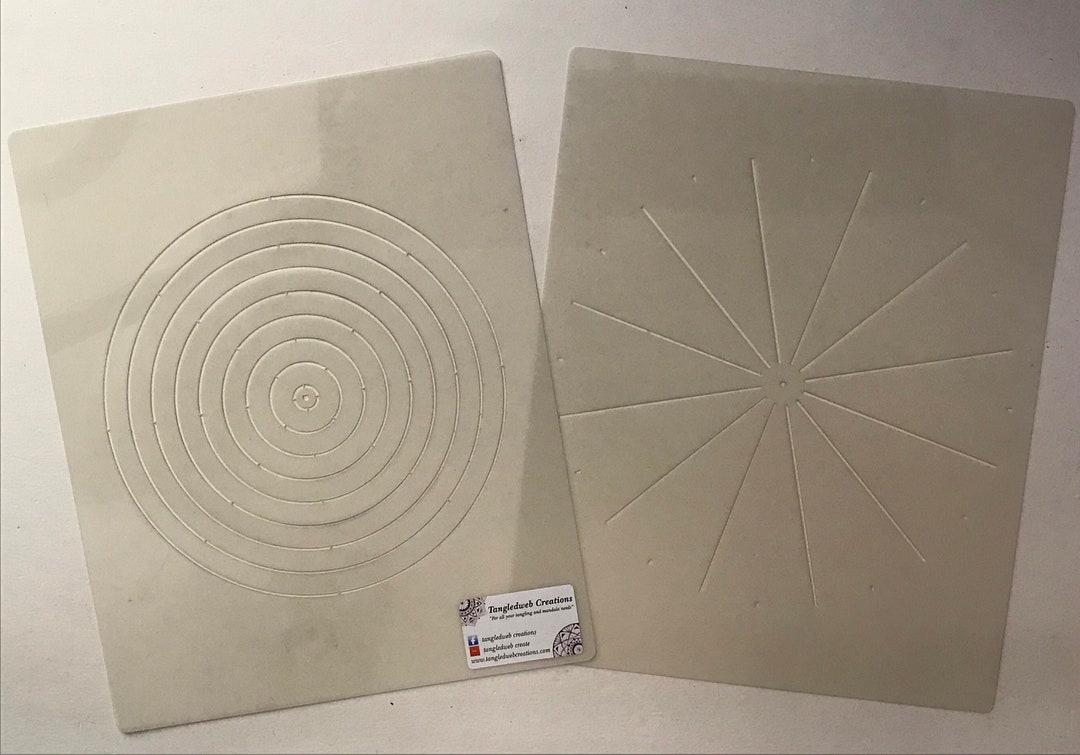 Mandala Making Stencil A4 - Set 2. Two Part Reusable Stencils - Etsy