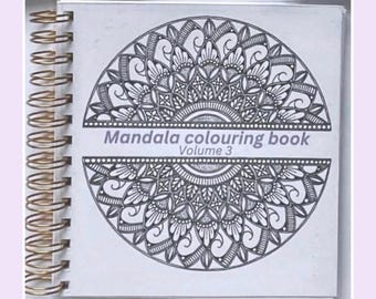 Mandala mini colouring book - volume 3