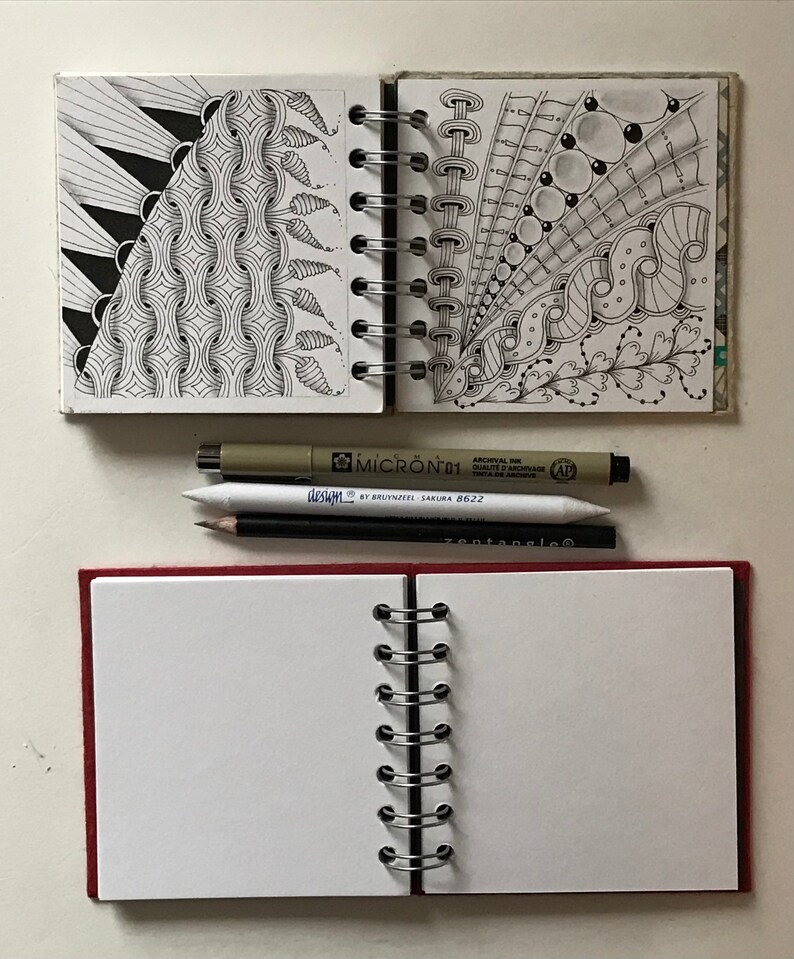 Sketchbook Kit X2 4x4 Sketchbooks With White 150GSM Etsy