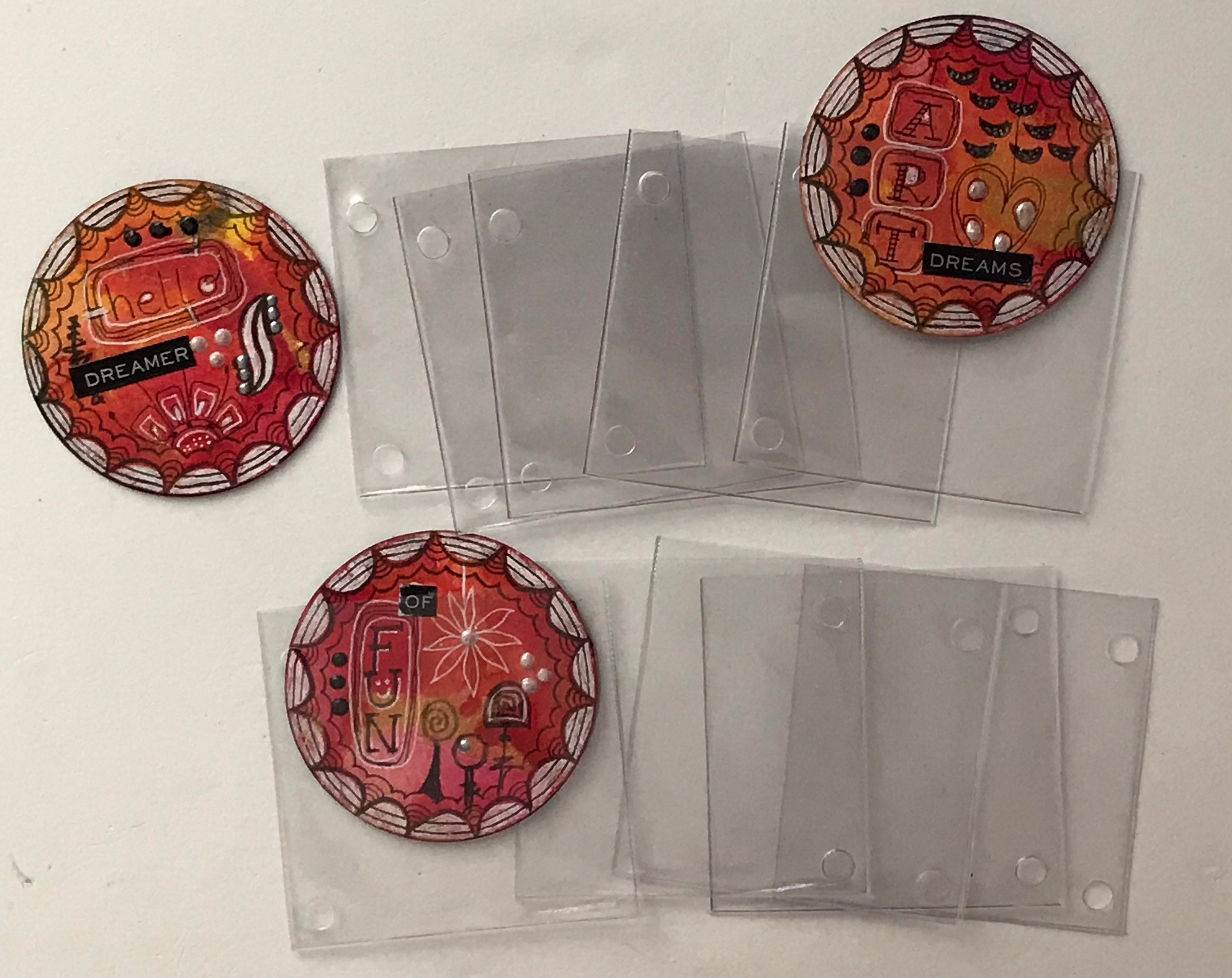 Artist Trading coin plastic sleeves refill/top up pack Etsy 日本