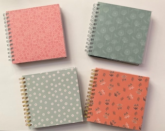 1 mixed media multicoloured wire bound journal for standard & 3Z size Tangling