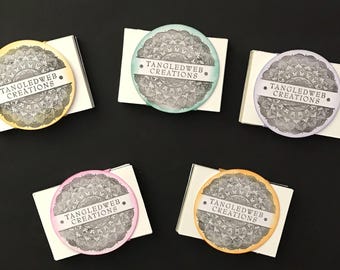 25 rectangle 2.5x3.5” artist tangle tiles