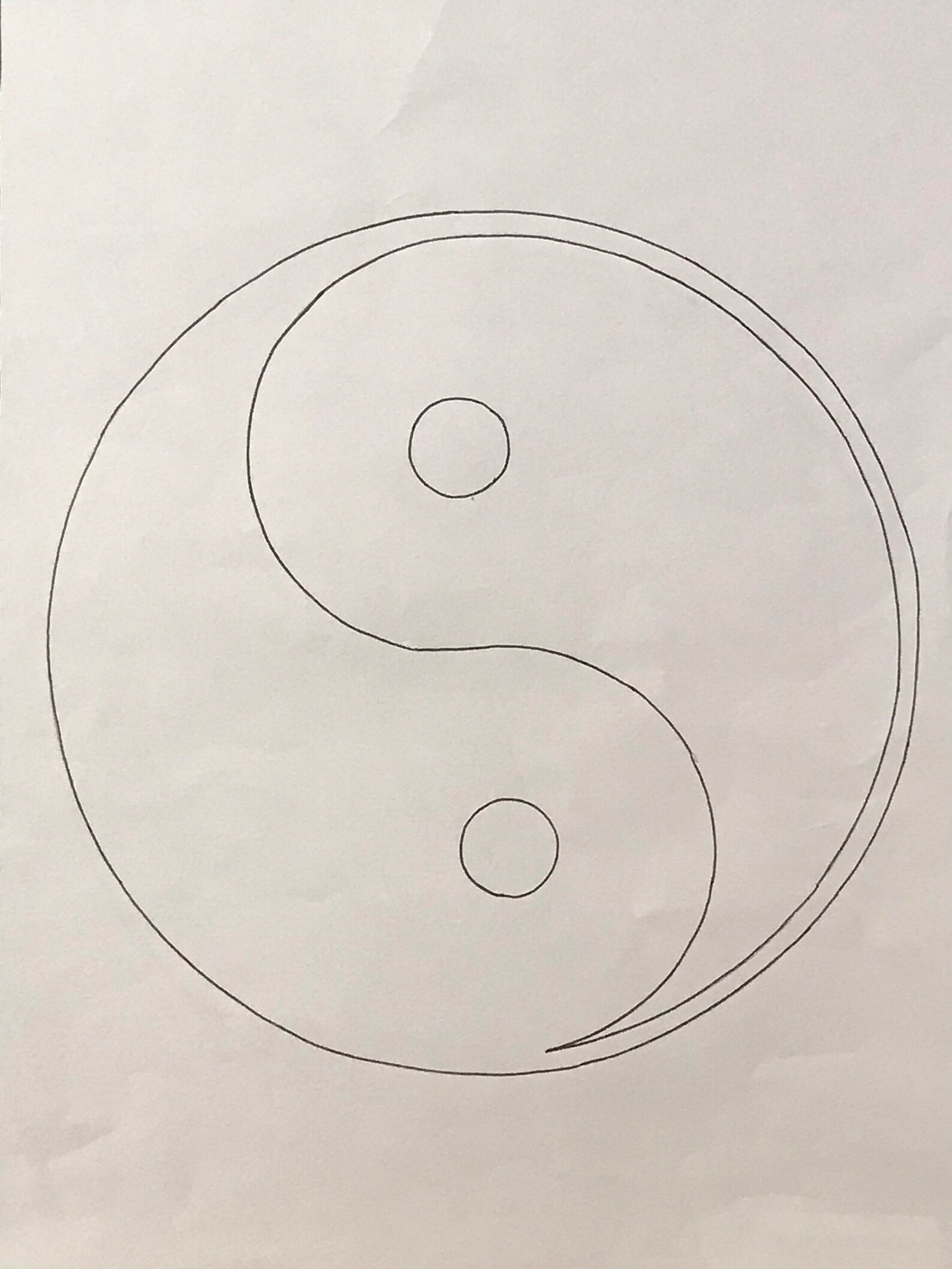 Yin and Yang A4 Reuseable Stencil - Etsy