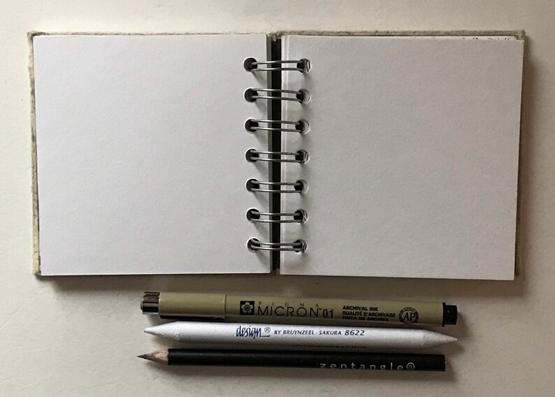 Sketchbook Kit X2 4x4 Sketchbooks With White 150GSM Etsy