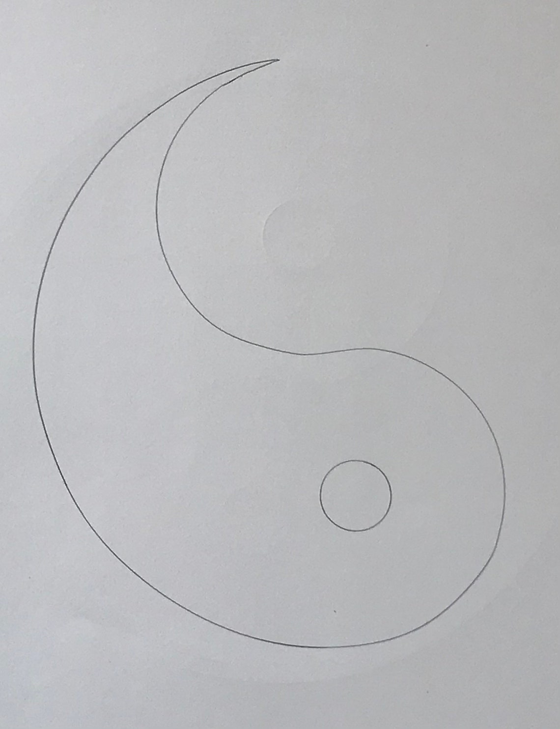 Yin and Yang A4 Reuseable Stencil Etsy Canada