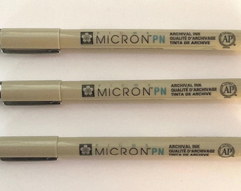 Sakura micron Sepia PN pack of 3 pens