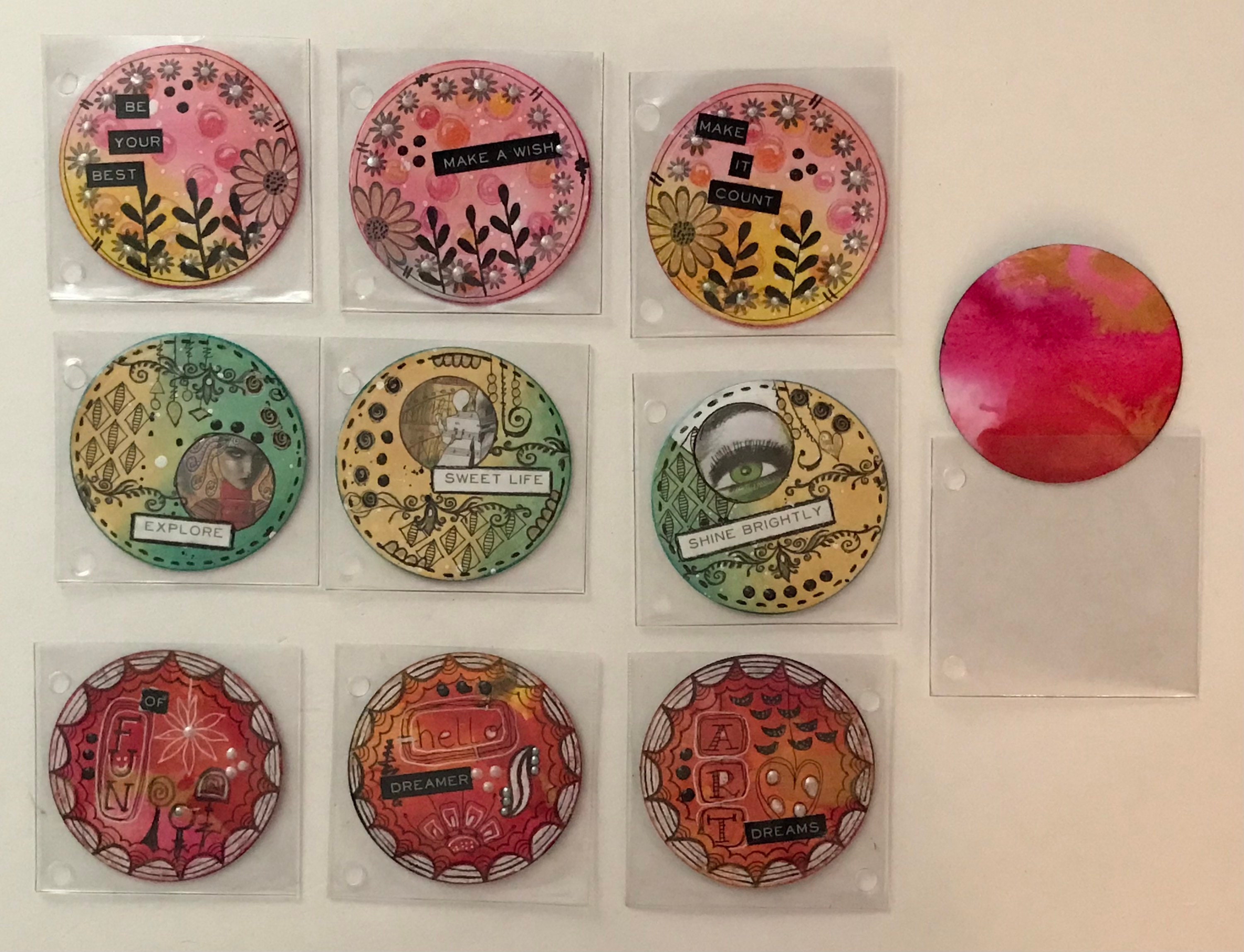 Artist Trading coin plastic sleeves refill/top up pack Etsy 日本