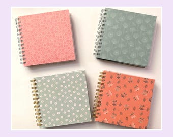 1 mixed media multicoloured wire bound journal for standard & 3Z size Tangling