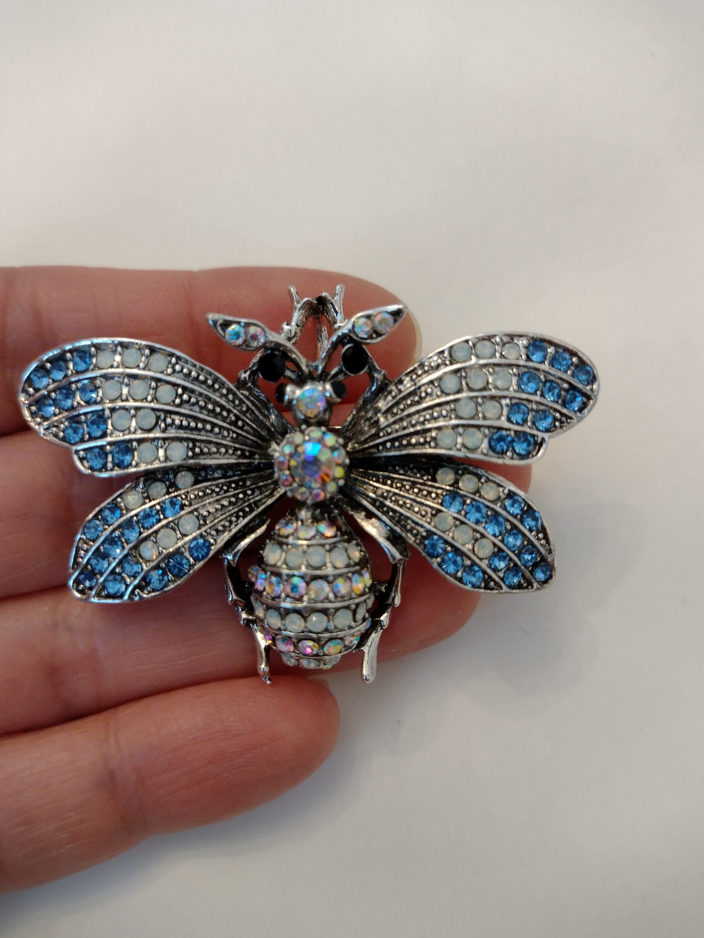 Bee Brooch...Large Bee Brooch Bee Pendant Etsy