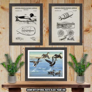 Duck Hunting Print Set of 3 - Duck Hunting Posters - Duck Hunter Gift - Duck Hunting Decor - Duck Hunting Illustrations - Sportsman Gift