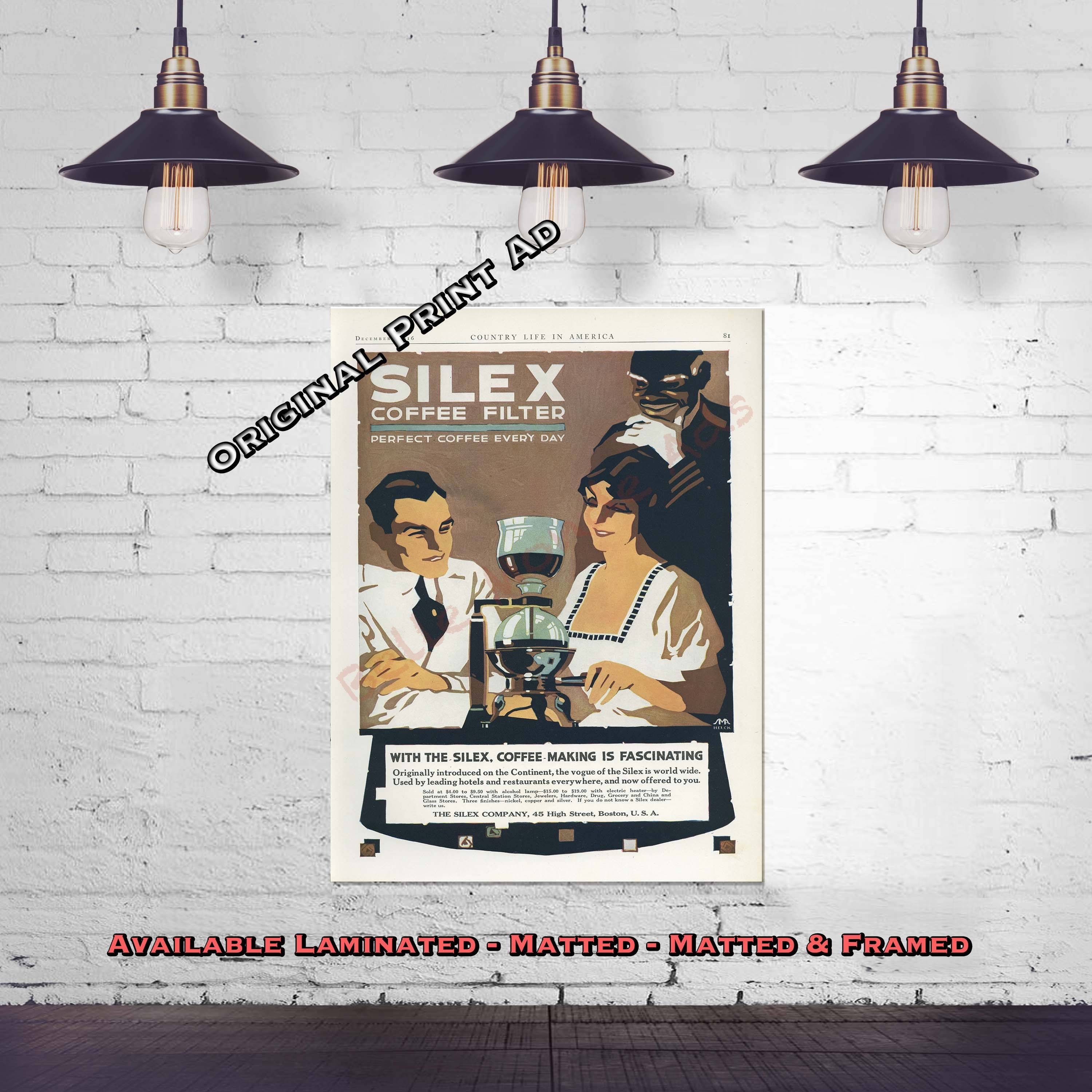 1916 Silex Coffee Brewer Print Ad Peter Helck Illustration Etsy