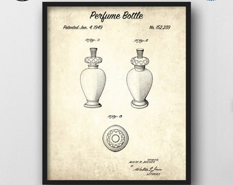 Gift For Girls 1970 Make-Up Kit Patent Print House Warming Gift Women/'s Art Bathroom Wall Decor Vintage Poster Art
