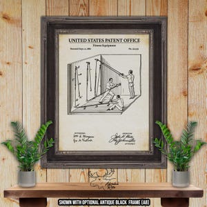 Fitness Equipment Patent Print - Home Gym Poster - 1880 Exercise Equipment Invention - Vintage Gym Wall Decor - Fitness Enthusiast Gift