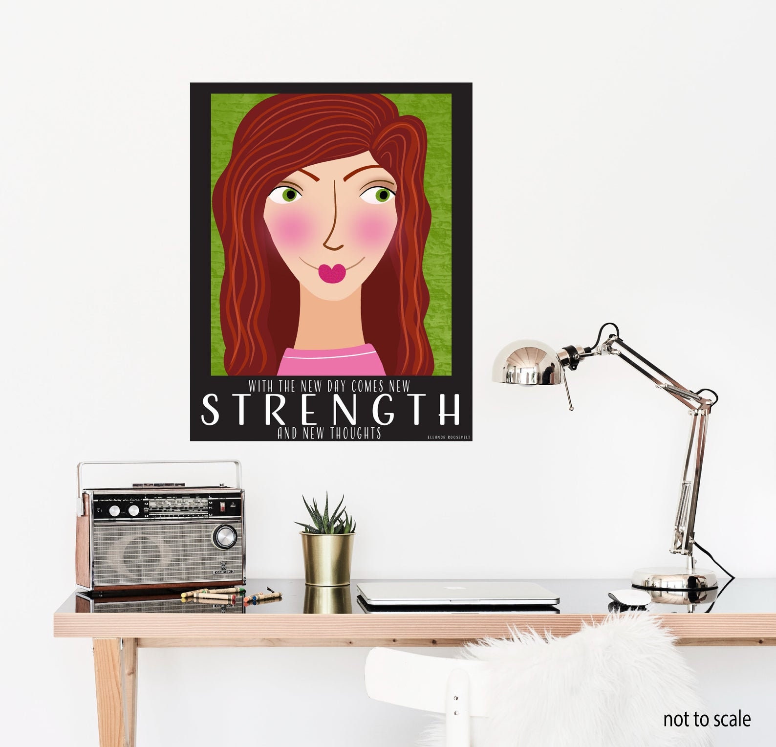 Female Strength Art Print - zvi7yyj