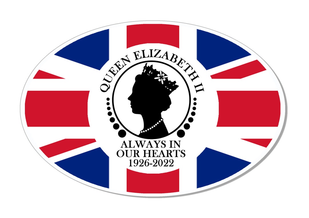 Queen Elizabeth II Her Majesty Decal Car Window Sticker Wall Sticker ...