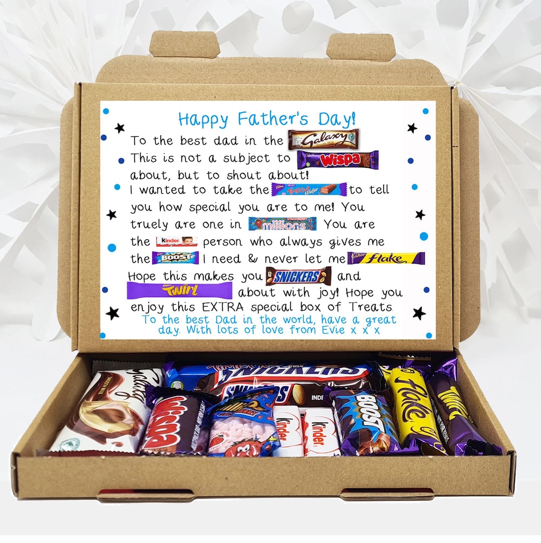 Father& 39 S Day Diy Gifts With Chocolate Buy Personalised