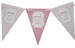 Personalised Photo Christening Bunting  Banner Party Decoration Star Flags 