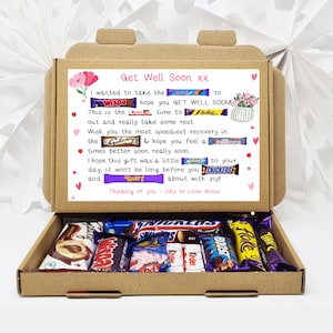 Get well soon Hug in a box, Letterbox gift Afternoon tea, hamper gift, thank you gift,