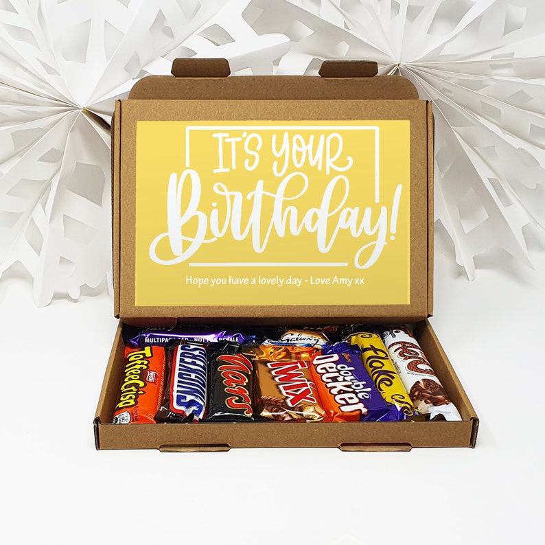 Personalised Happy Birthday Pamper Treat Box Letterbox Gift Etsy UK