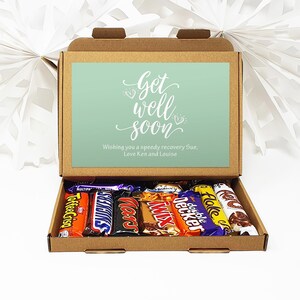 Get well soon Hug in a box, Letterbox gift Afternoon tea, hamper gift, thank you gift, bild 4