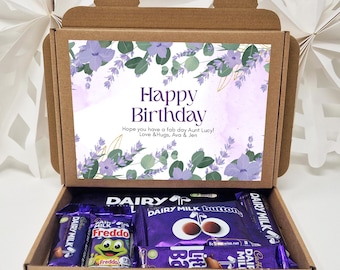 Personalised Cadbury Dairy Milk Chocolate Gift Hamper – Birthday, Mother’s Day, Thank You, Get Well Soon, Thinking of You