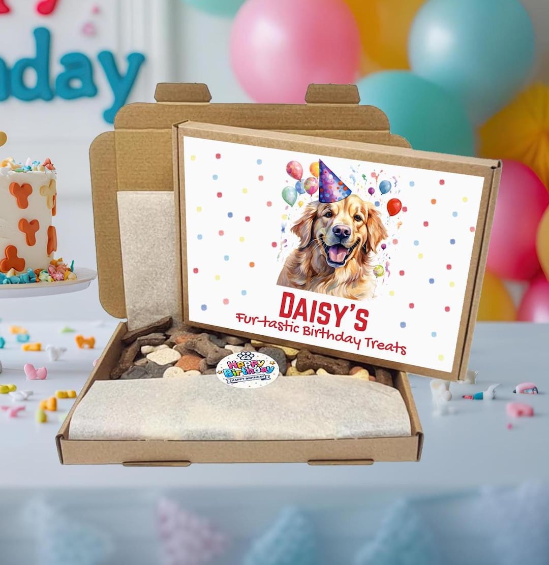 Personalised Dog Birthday Gift Box Treat Custom Birthday Gifts for — free download