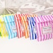 Personalised Wedding Favour Sweet Bags Sticker Birthday Candy Cart Striped Polka Dots 