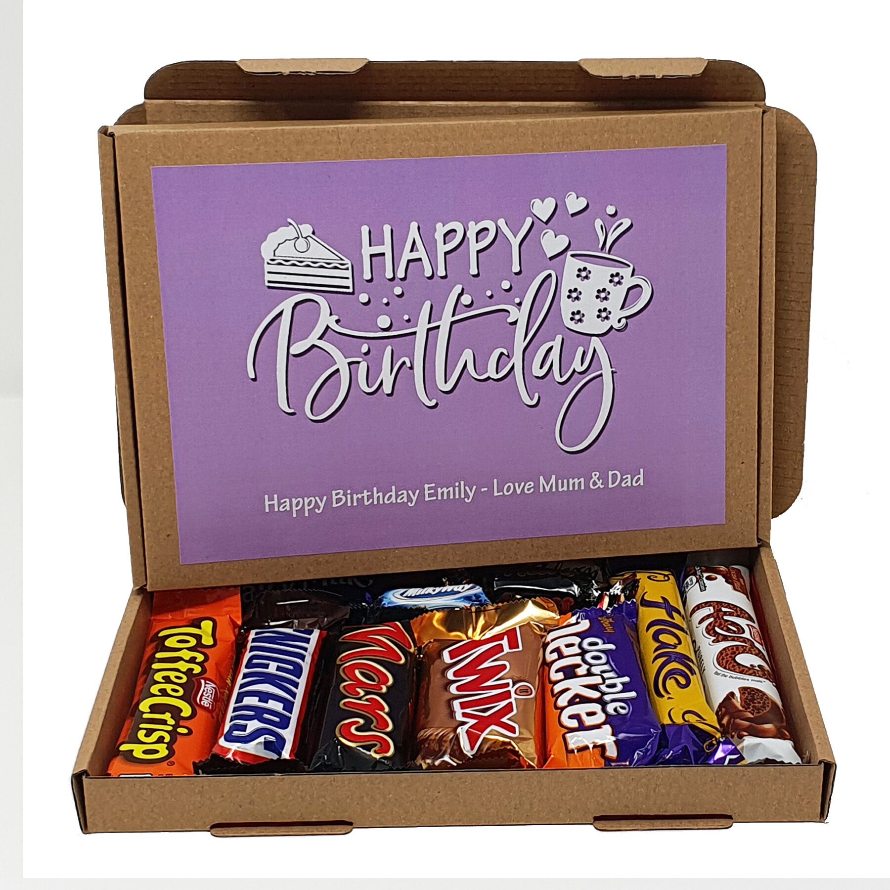 Personalised Birthday Chocolate Treats Box Gift Hamper Sweet Etsy UK