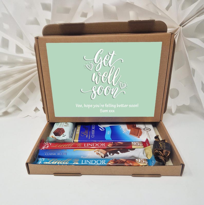 Get well soon Hug in a box, Letterbox gift Afternoon tea, hamper gift, thank you gift, bild 10