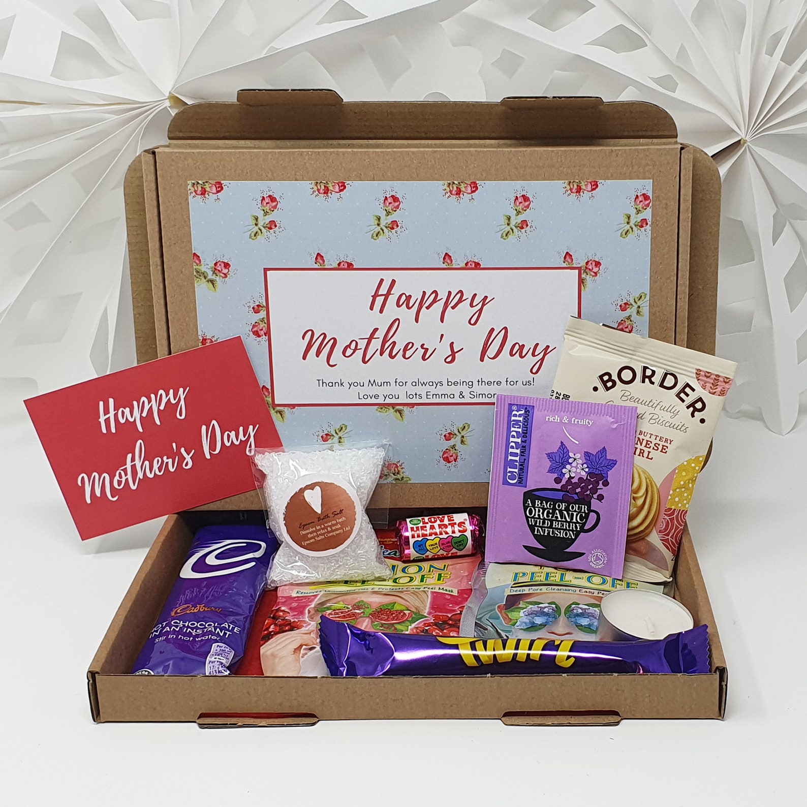 Personalised Mother's Day Pamper Treat Box Letterbox Gift Etsy