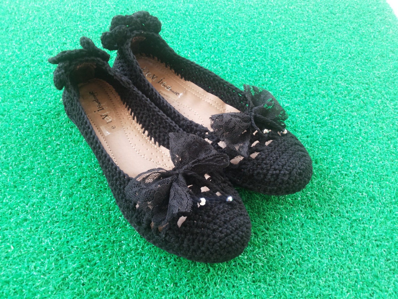 ballet shoes, crochet shoes for comfortable walk, flat shoes for women, lady's unique ballet shoes