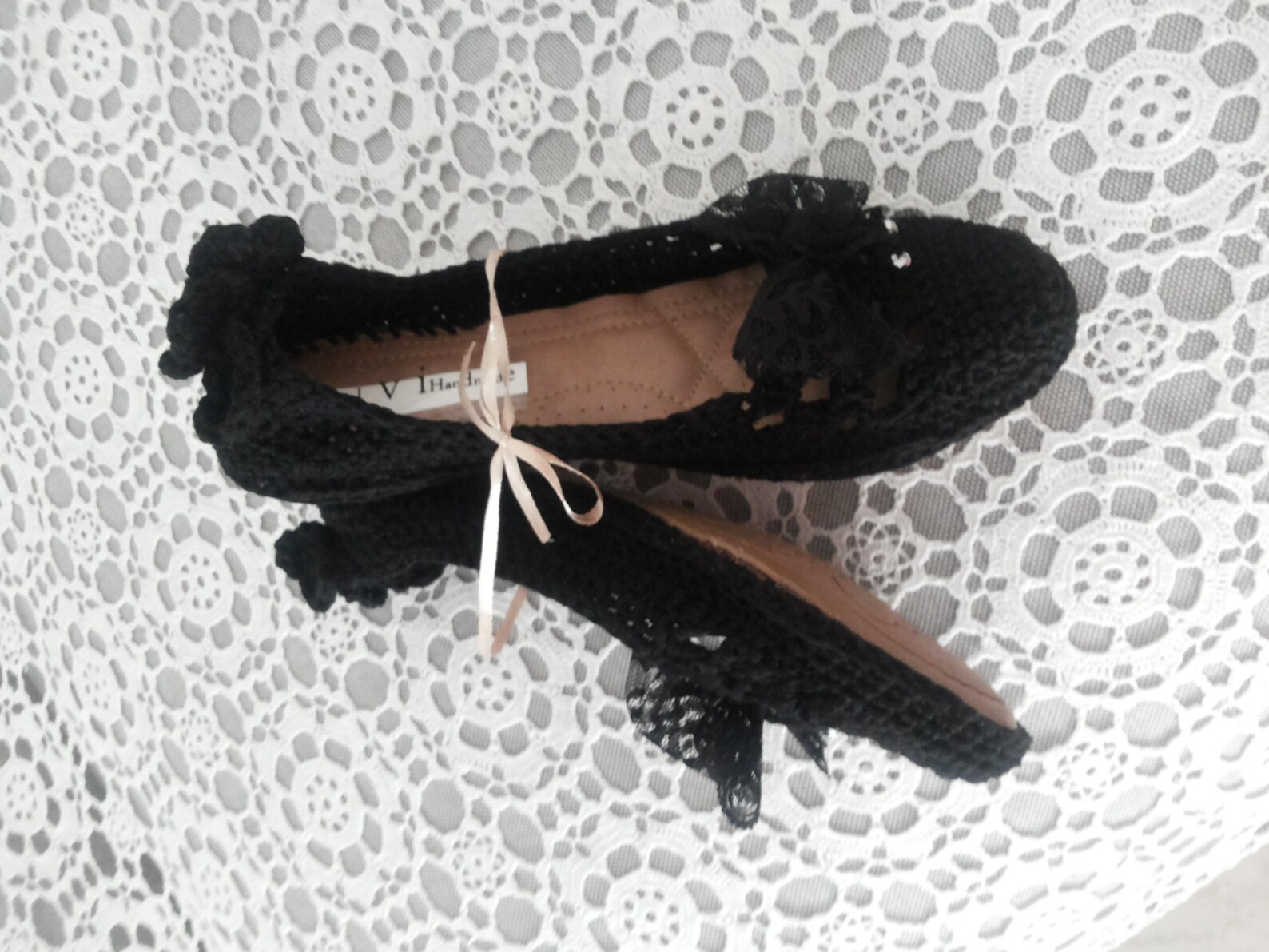 ballet shoes, crochet shoes for comfortable walk, flat shoes for women, lady's unique ballet shoes