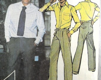 UNCUT McCall's 5742 John Weitz Pants, hip 37-41