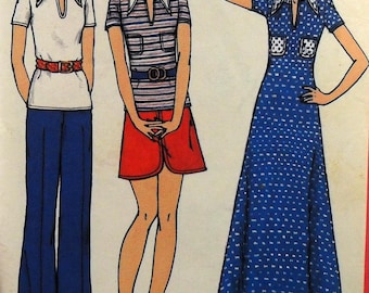 UNCUT Butterick 6575 Dress, Top, Pants, and Skirt, bust 34