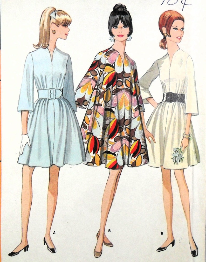 UNCUT McCall's 9314 Dress, bust 31.5 image 1