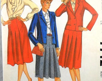 McCall's 7712 Jacket, Skirt, and Blouse, bust 42