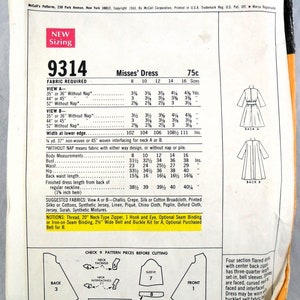 McCall's 9314 Dress, bust 34 image 3