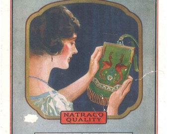PDF Emma Post Barbour's New Bead Book, knit and crochet bead bags, accessories, and jewelry from 1924