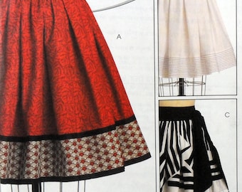 UNCUT McCall's 5631 Skirts, hip 36-44