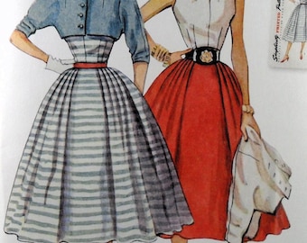 UNCUT Simplicity 9699 Vintage Reproduction Blouse, Skirt, and Jacket, bust 30.5-36