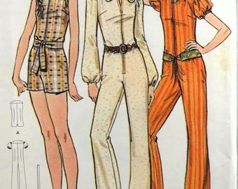 Butterick 6185 Jumpsuit, bust 32