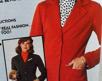 UNCUT McCall's 5755 Blazer for Stretch Knits, bust 32.5-36
