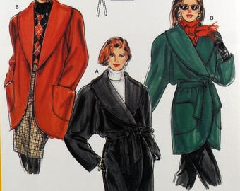 UNCUT Burda 5201 Coat or Jacket, bust 32.5-44