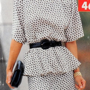 UNCUT Butterick 4603 Top and Skirt, bust 30.5-36